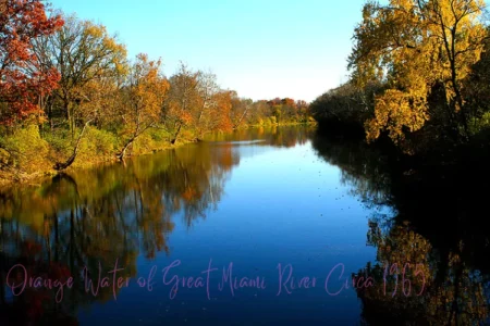 Orange Water of Great Miami River Circa 1965: Environmental Crisis