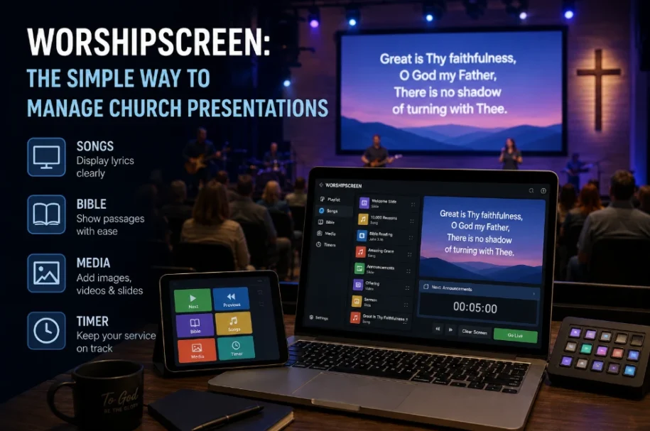 Designing a Sunday Service Media Plan That Works Before, During, and After Worship